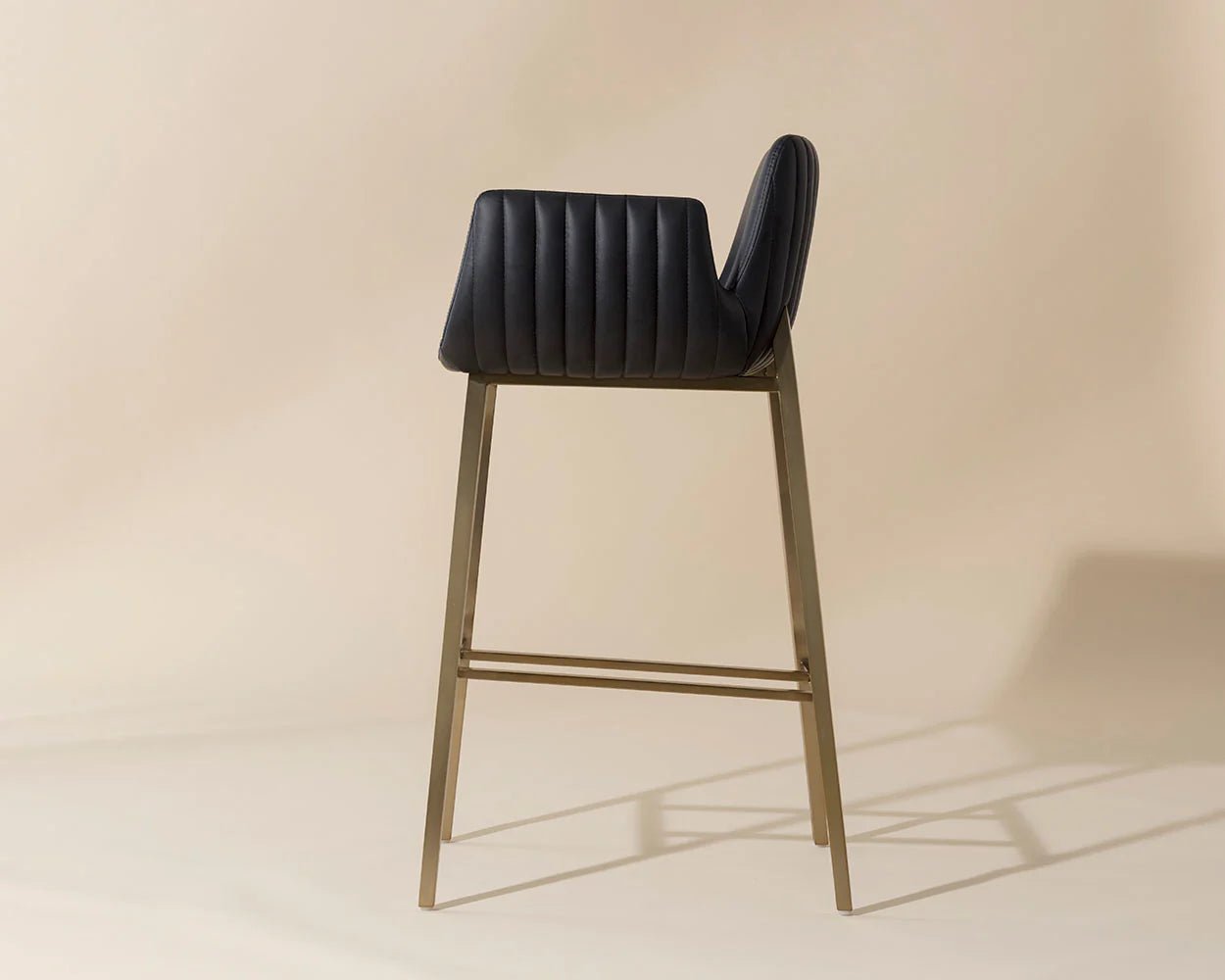 Lucano Barstool - Bravo Black - Central Designs