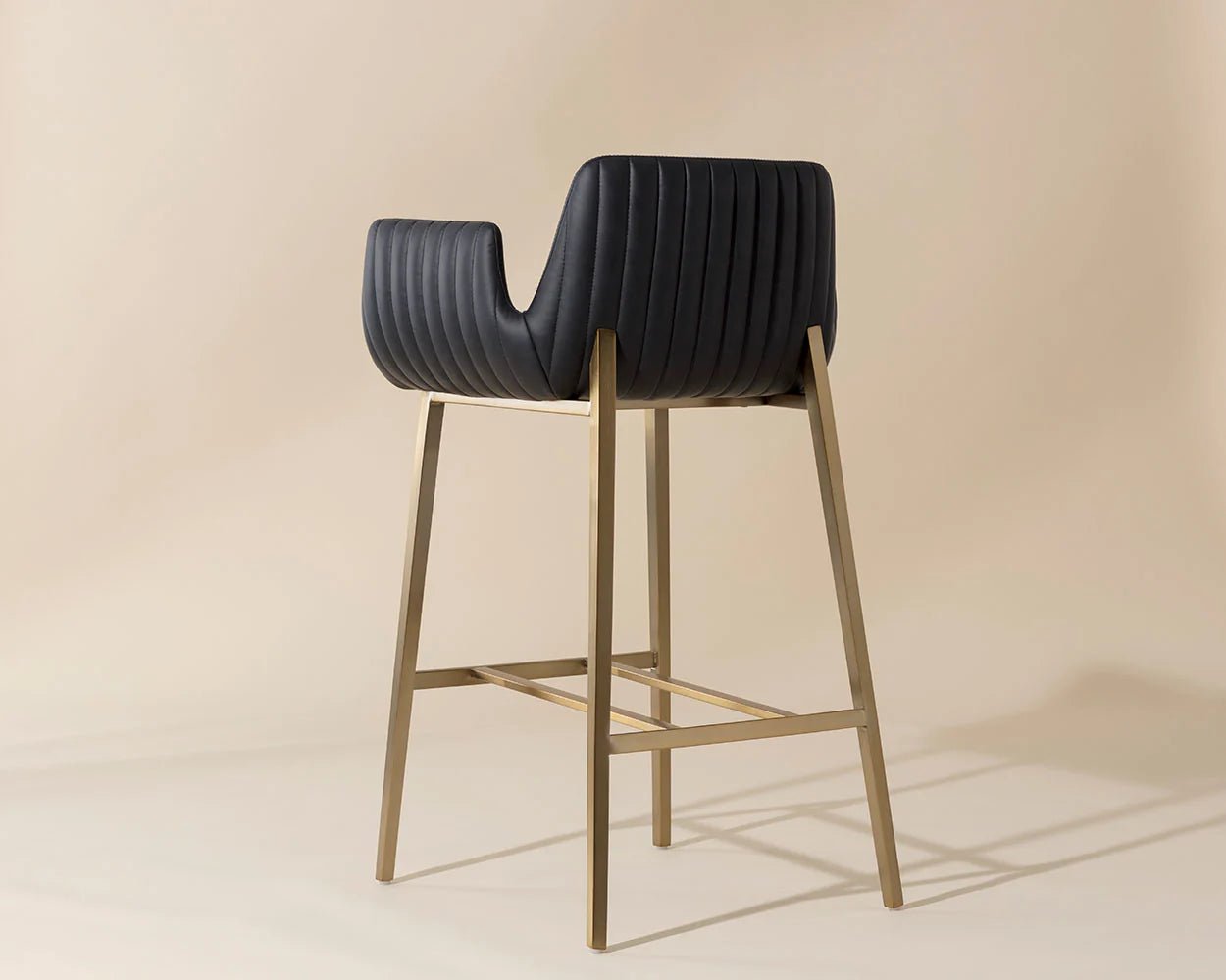 Lucano Barstool - Bravo Black - Central Designs