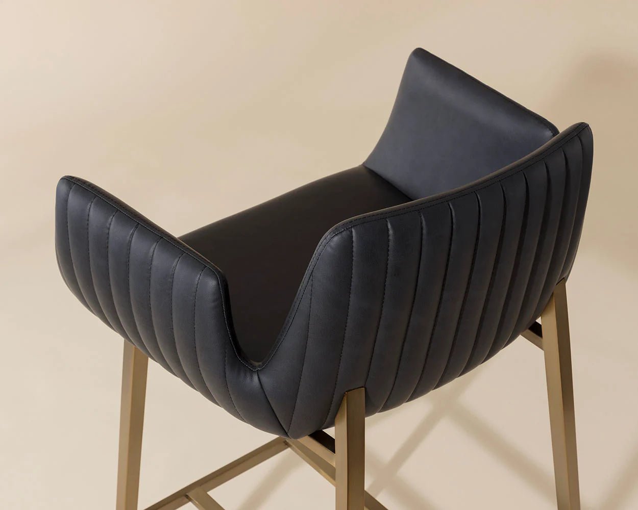 Lucano Barstool - Bravo Black - Central Designs