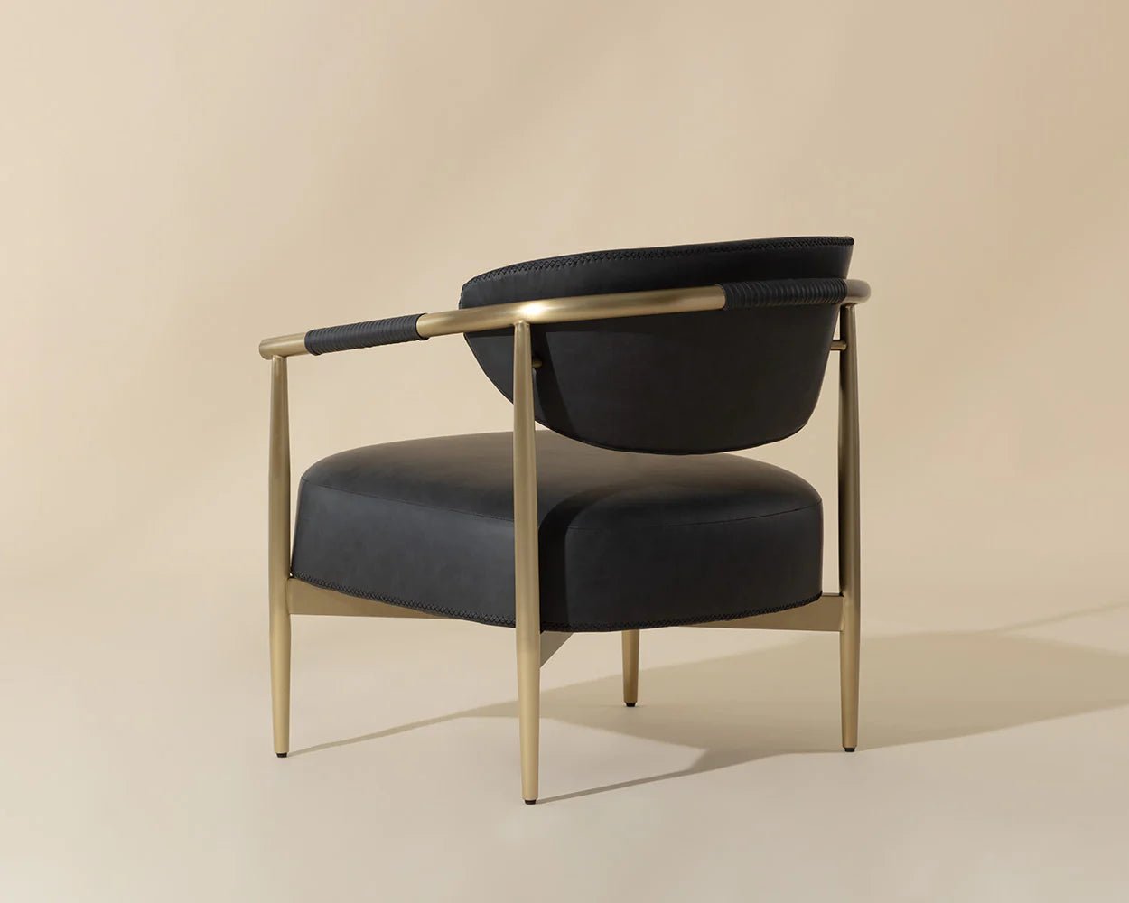 Heloise Lounge Chair - Bravo Black - Central Designs