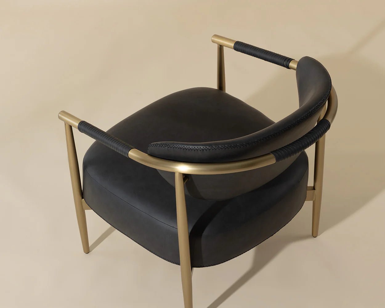 Heloise Lounge Chair - Bravo Black - Central Designs