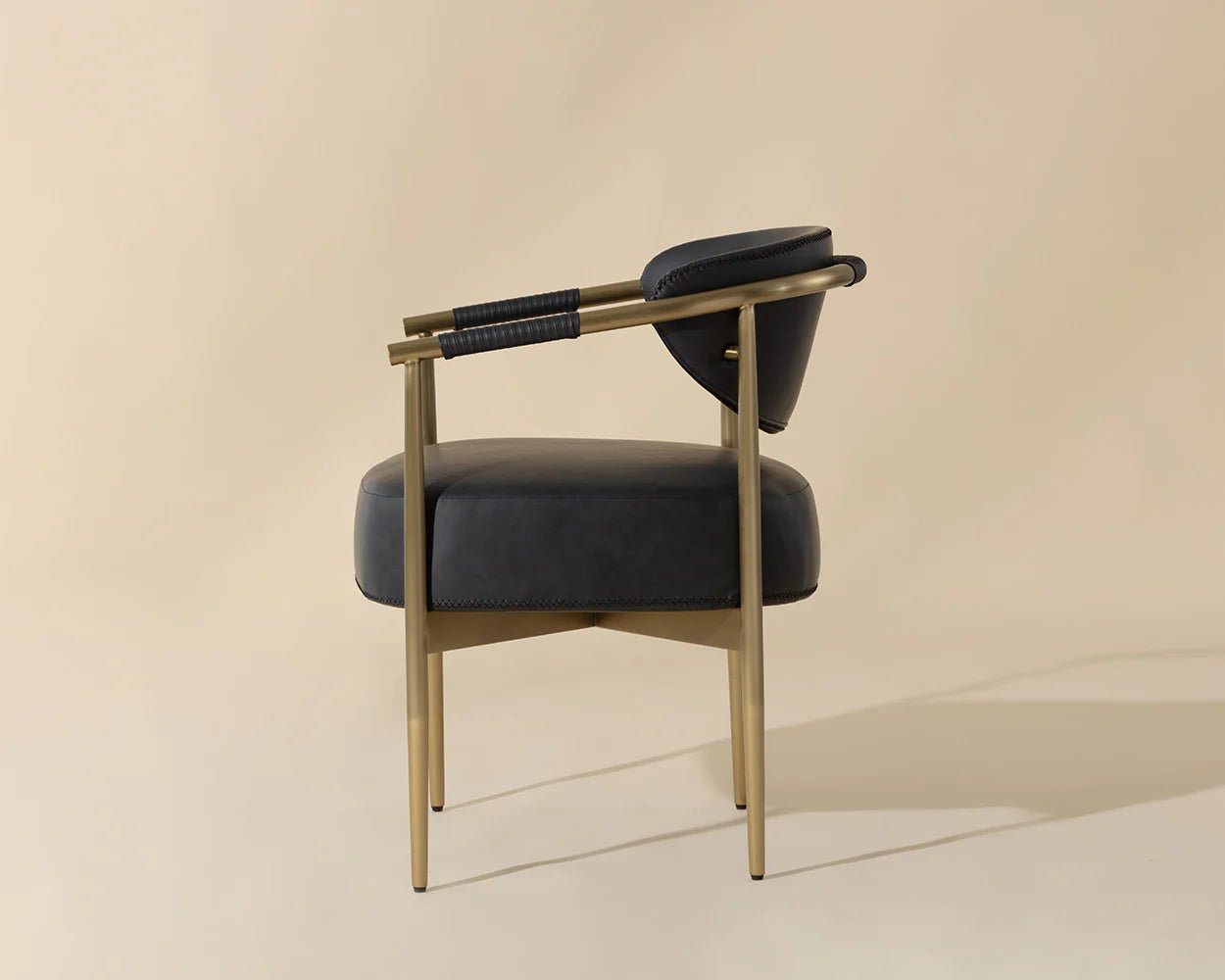 Heloise Dining Armchair - Bravo Black - Central Designs