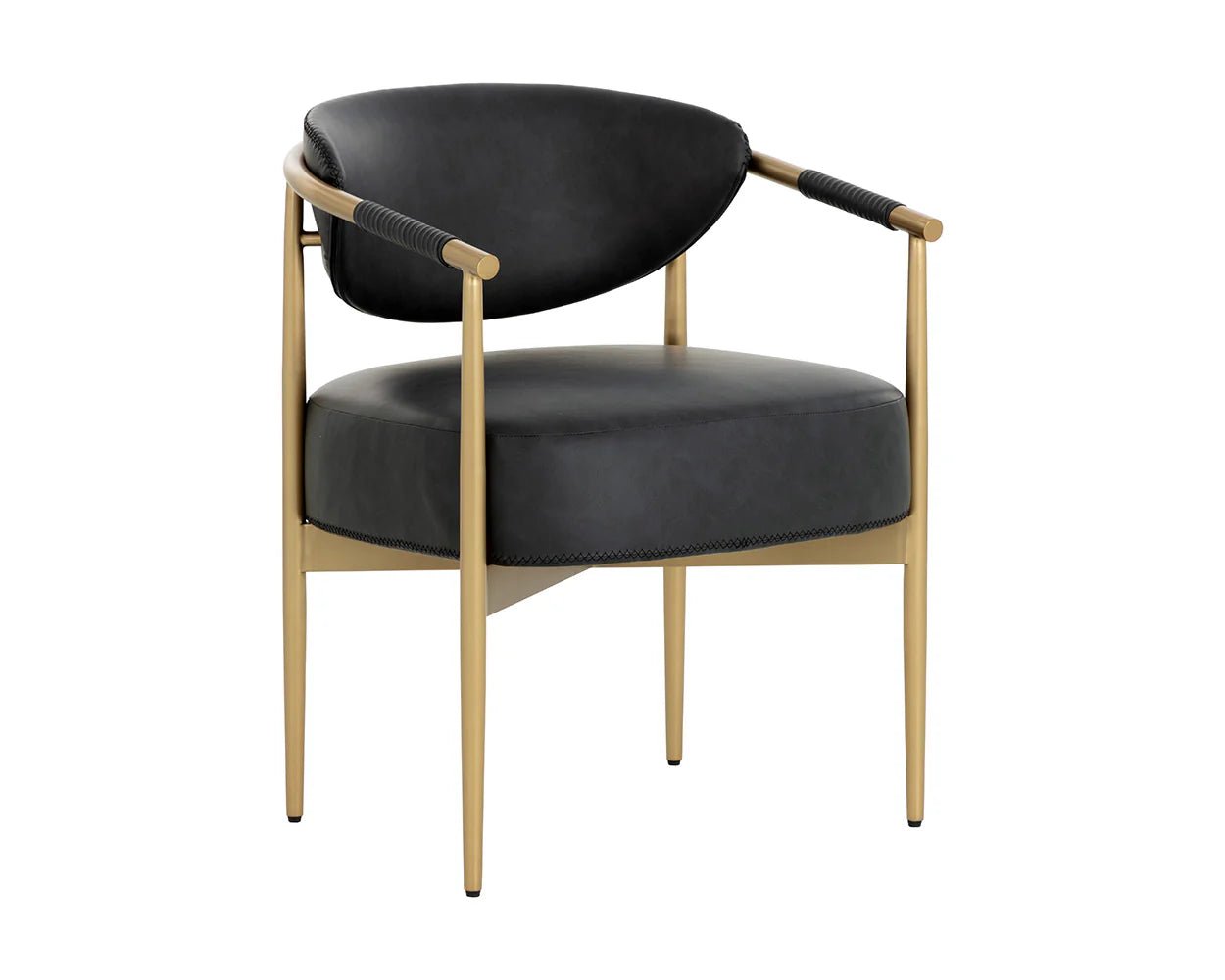Heloise Dining Armchair - Bravo Black - Central Designs
