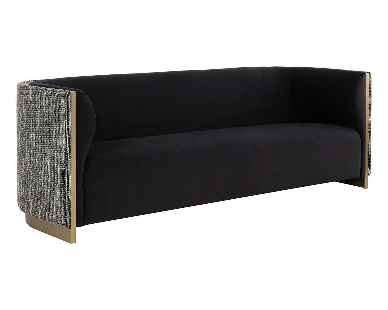 Larron Sofa - Abbington Black / Hobbes Night - Central Designs