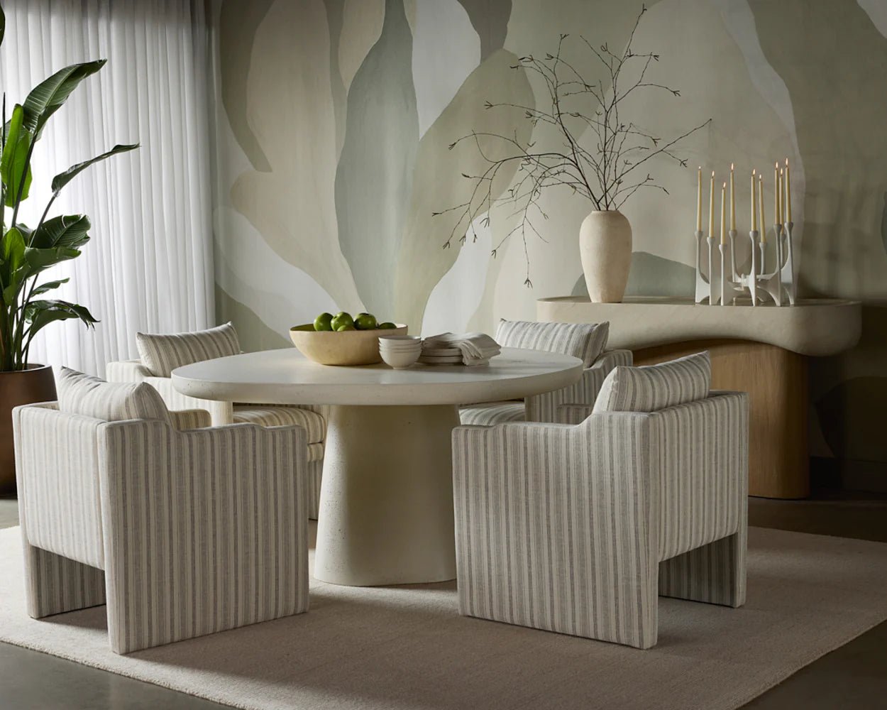 Celica Dining Table - Summer Sand - 58" - Central Designs