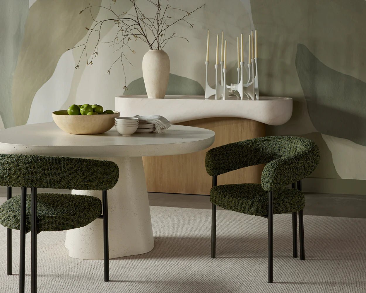 Celica Dining Table - Summer Sand - 58" - Central Designs