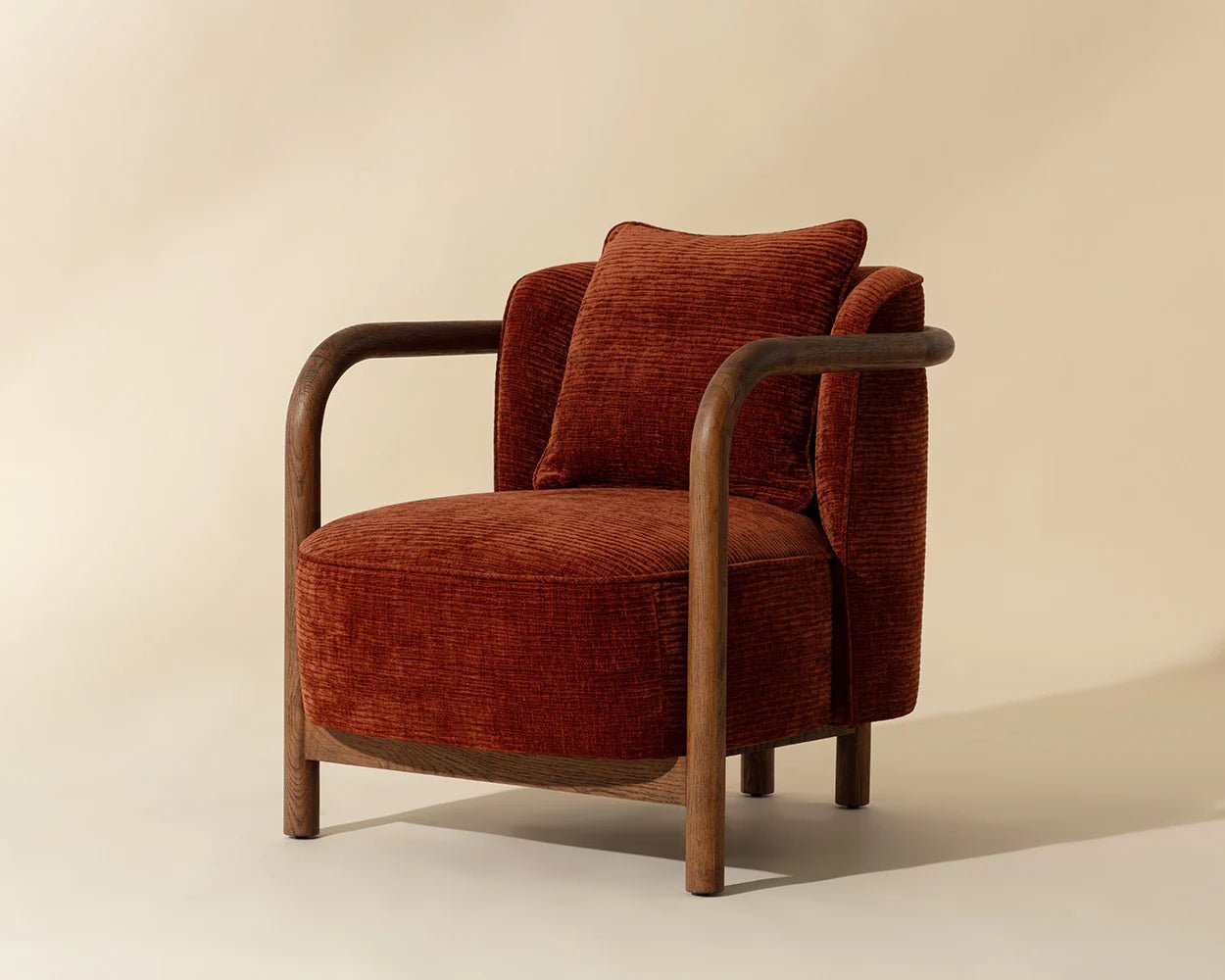 Beatrice Lounge Chair - Opera Spice - Central Designs
