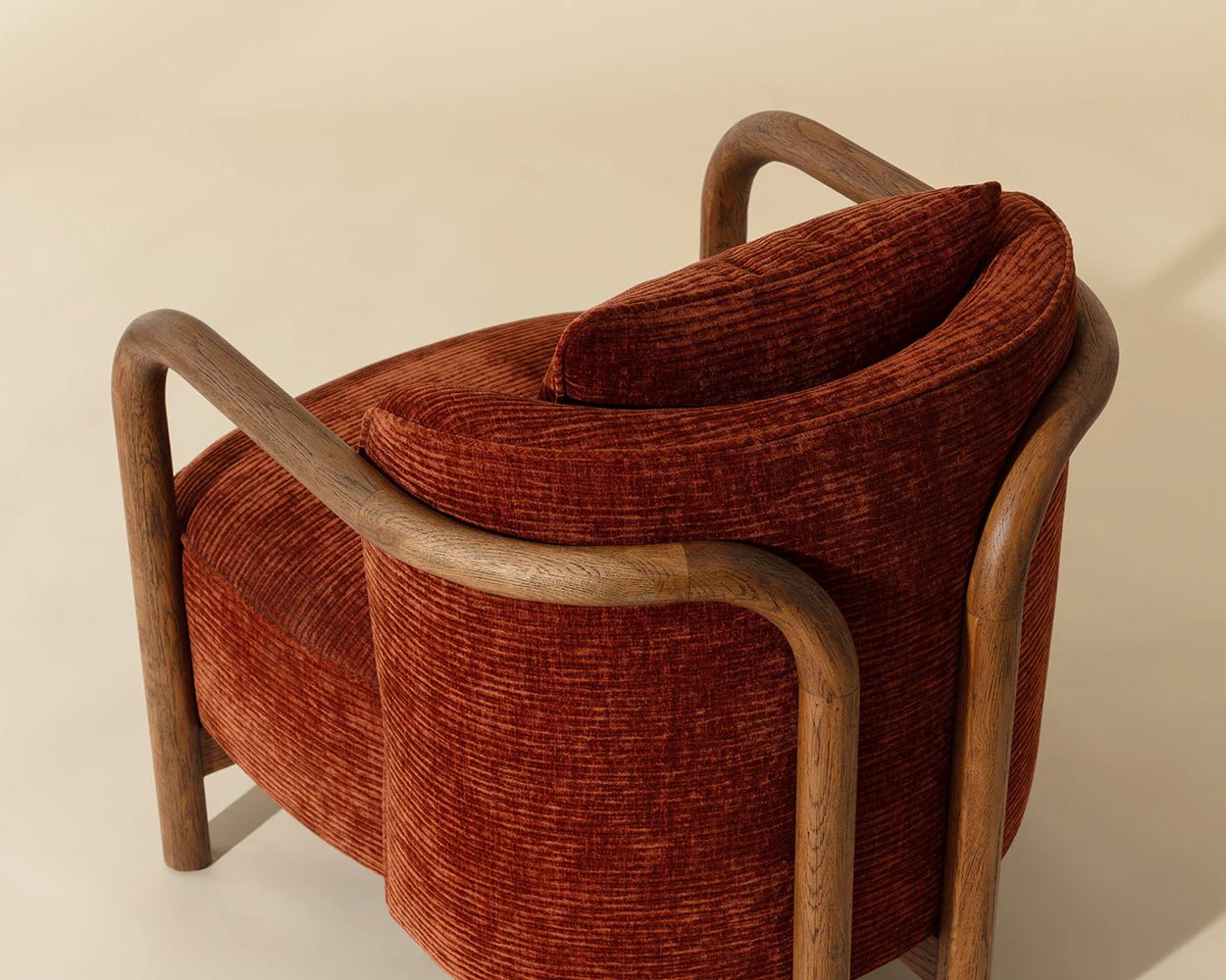 Beatrice Lounge Chair - Opera Spice - Central Designs