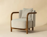 Beatrice Lounge Chair - Dove Cream - Central Designs
