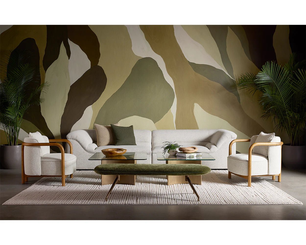 Beatrice Lounge Chair - Dove Cream - Central Designs