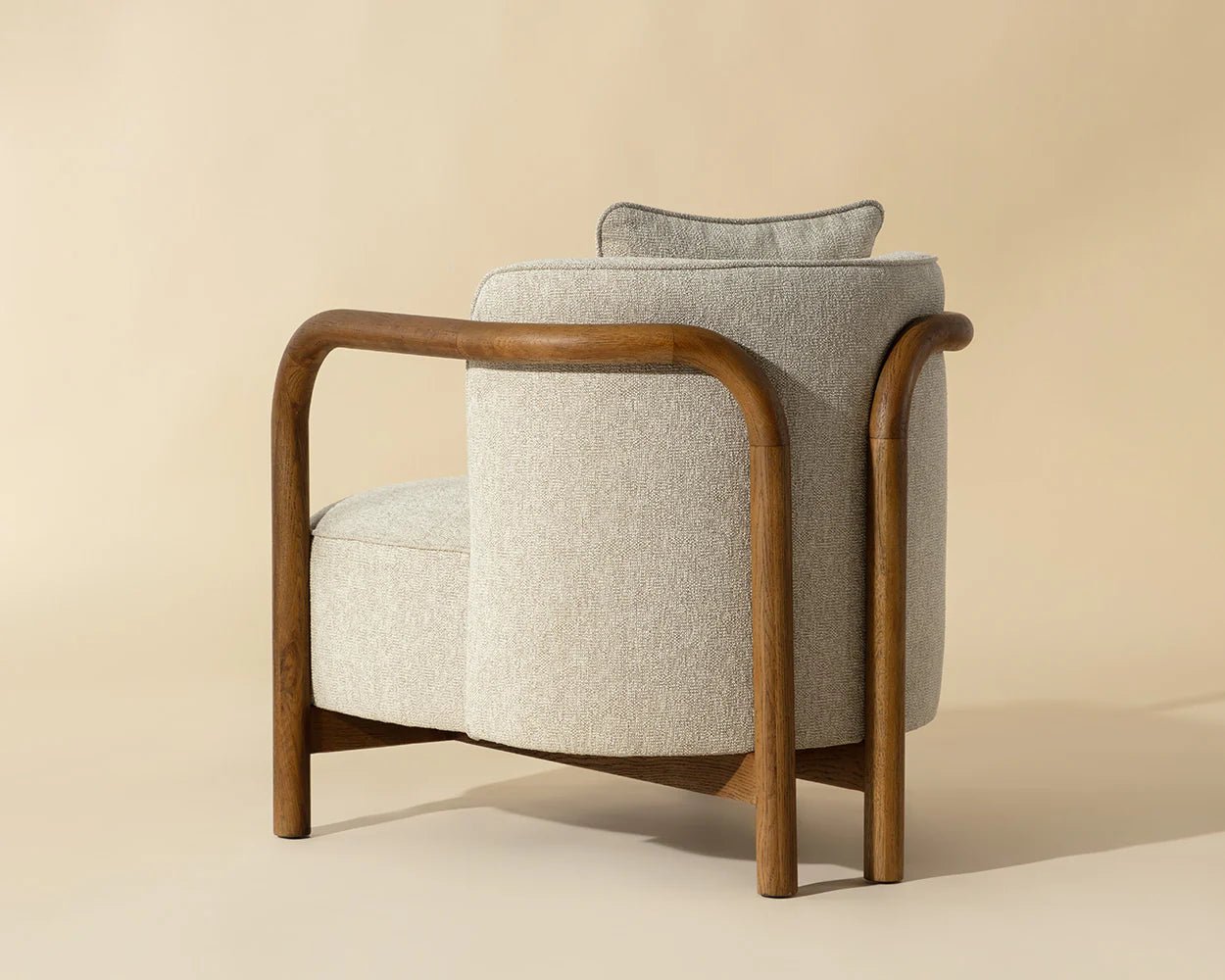 Beatrice Lounge Chair - Dove Cream - Central Designs