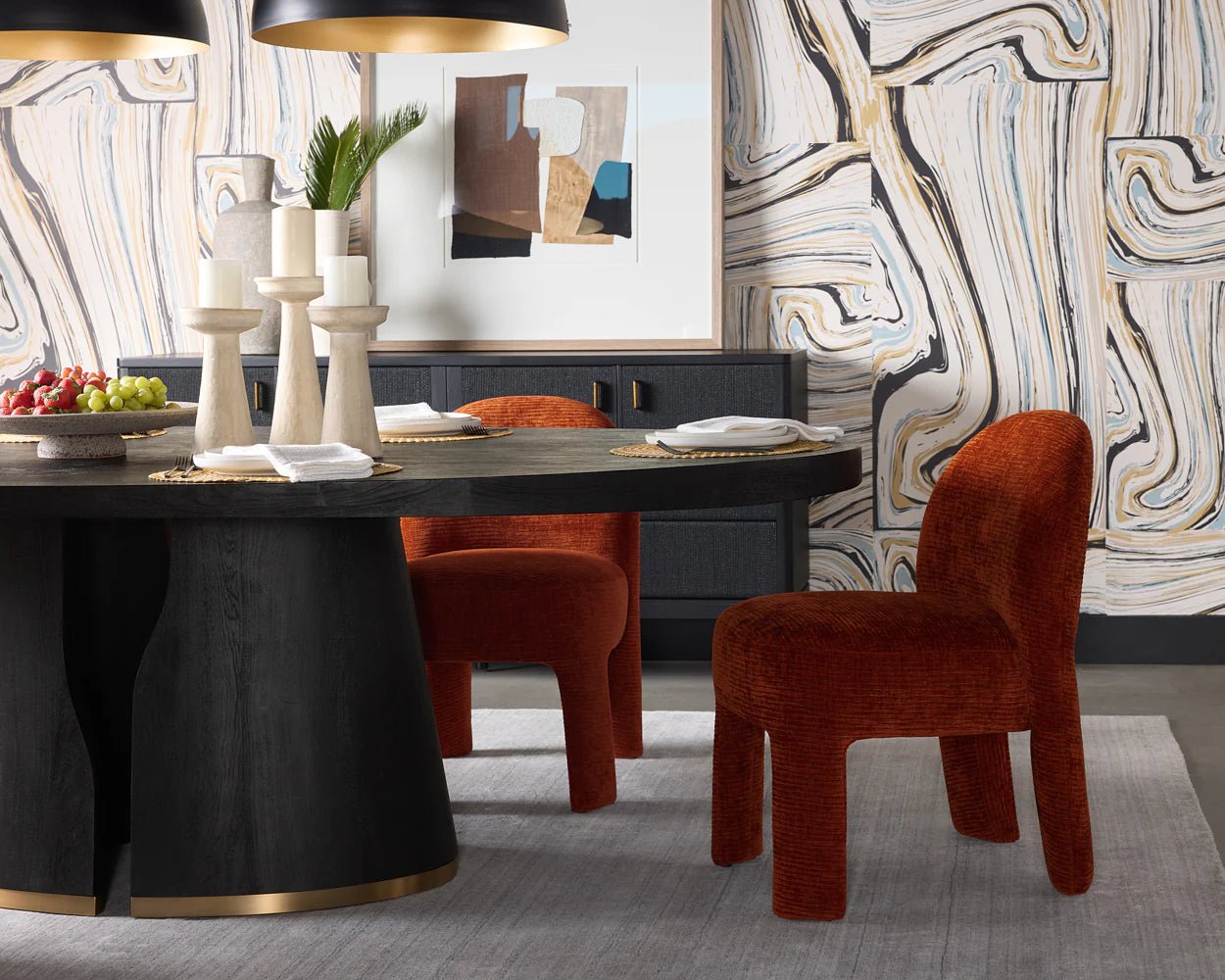 Myrtle Dining Chair - Opera Spice - Central Designs