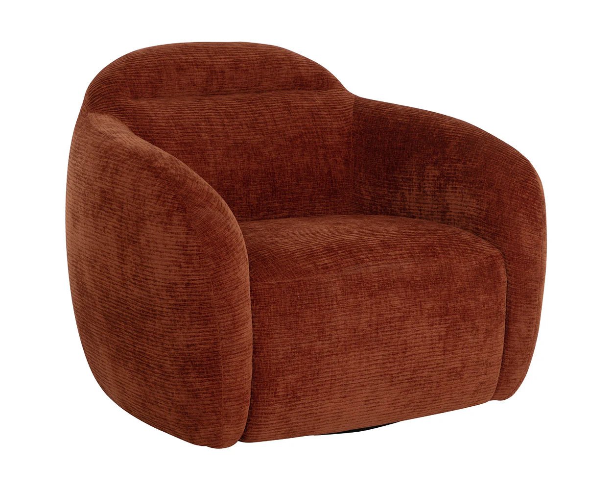 Ismo Swivel Lounge Chair - Opera Spice - Central Designs