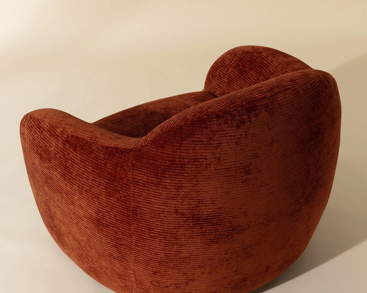 Ismo Swivel Lounge Chair - Opera Spice - Central Designs
