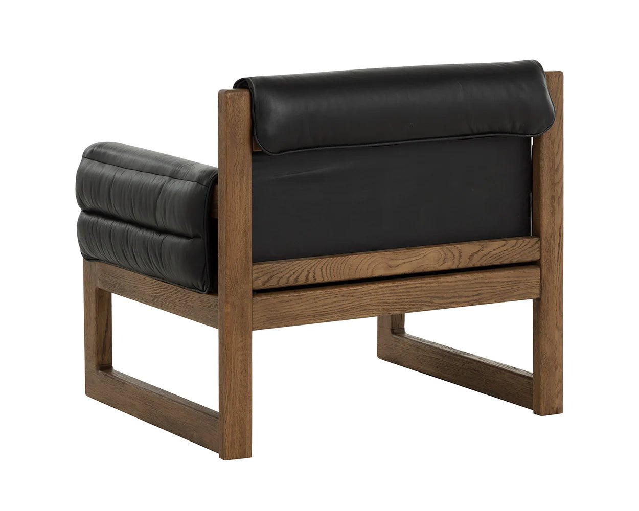 Ferguson Lounge Chair - Vintage Black Night Leather - Central Designs