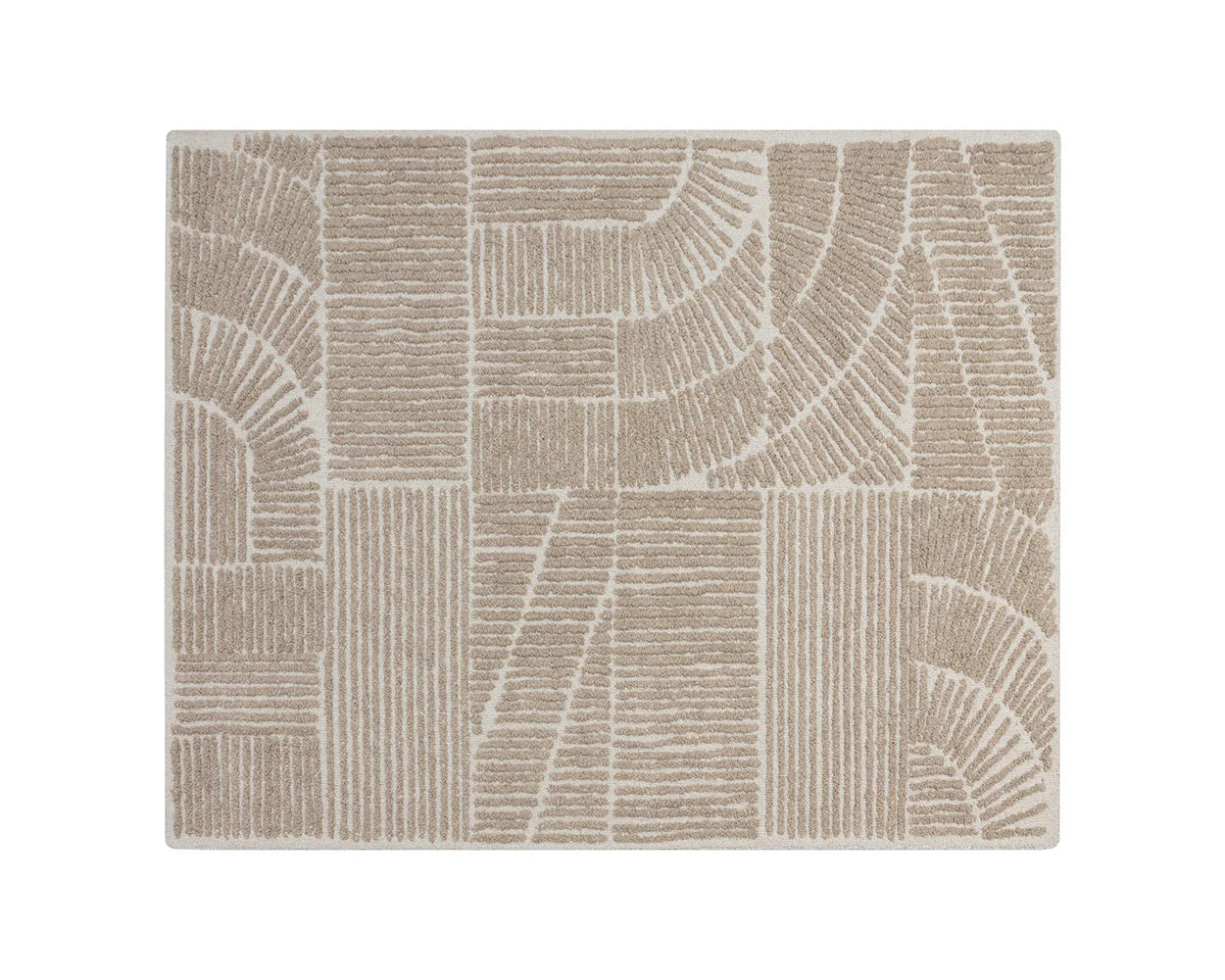 Corinthia Hand-Tufted Rug - Ivory/Beige - 8' X 10'
