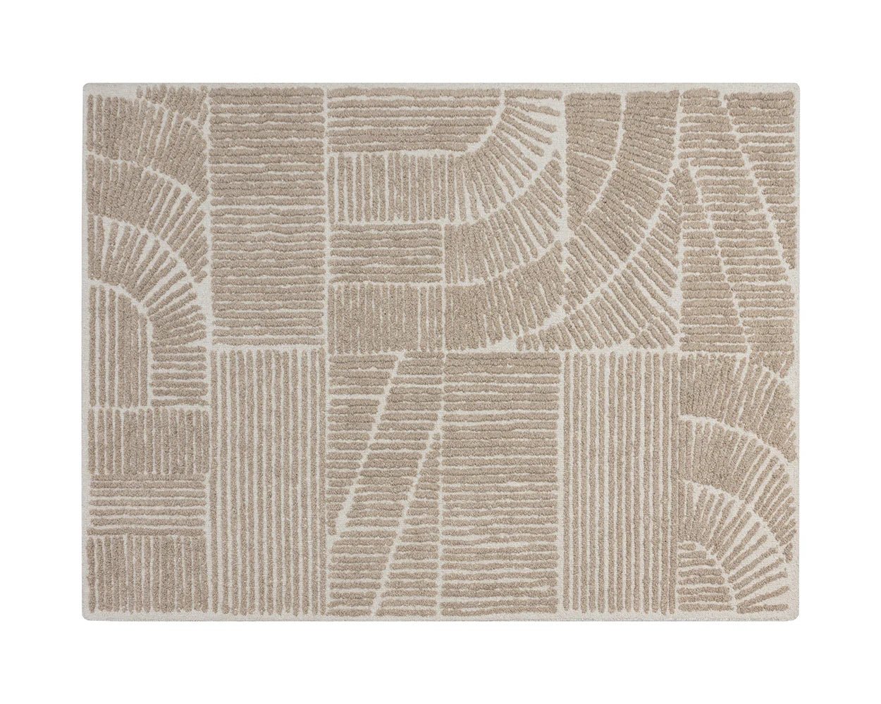Corinthia Hand - Tufted Rug - Ivory/Beige - 9' X 12' - Central Designs