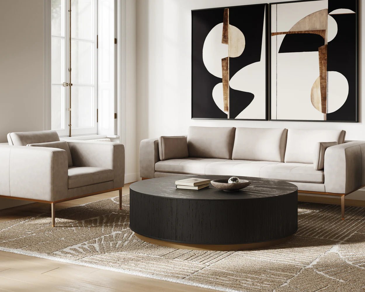 Corinthia Hand - Tufted Rug - Ivory/Beige - 9' X 12' - Central Designs