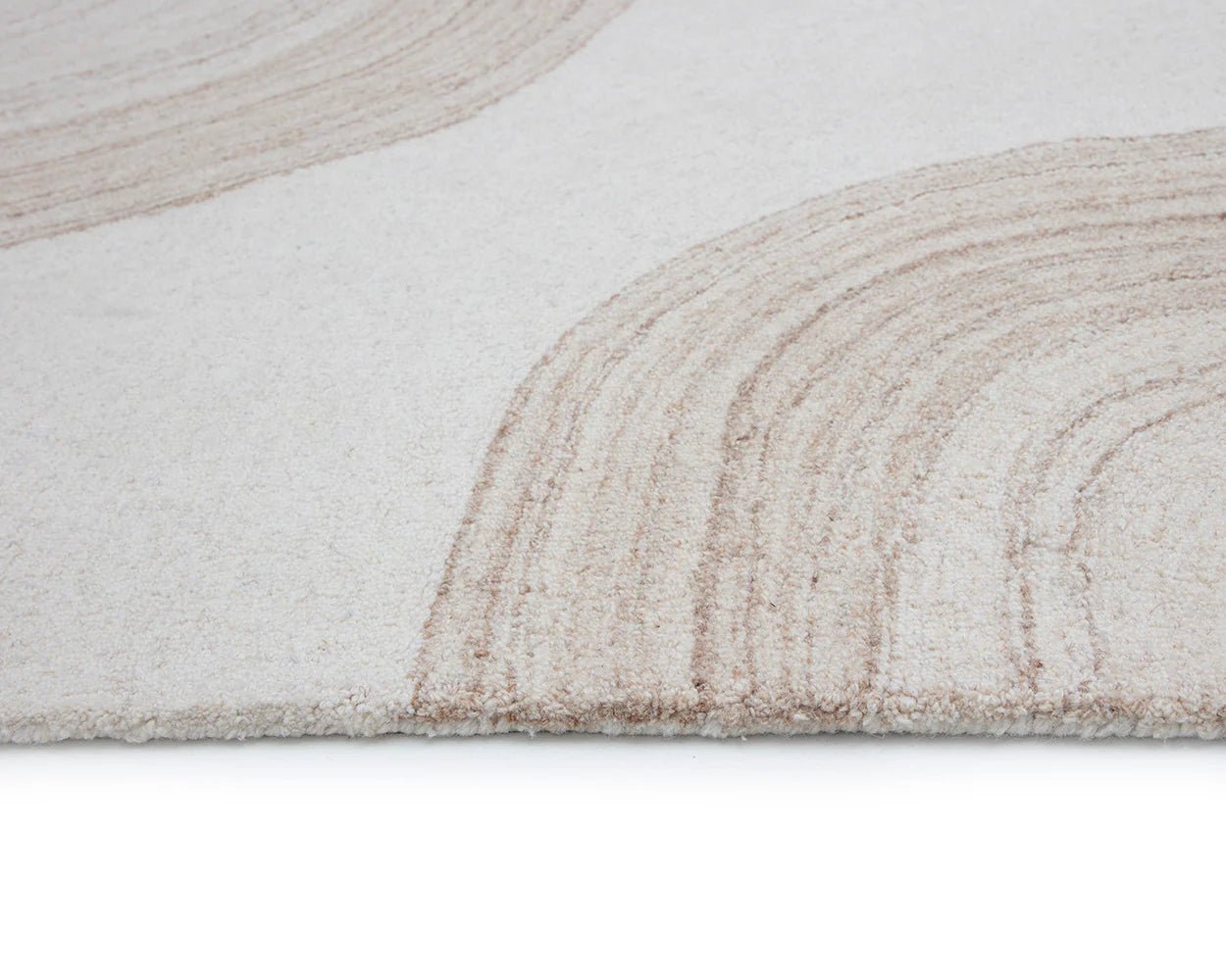 Sanibel Hand - Tufted Rug - Ivory / Beige - 8' X 10' - Central Designs