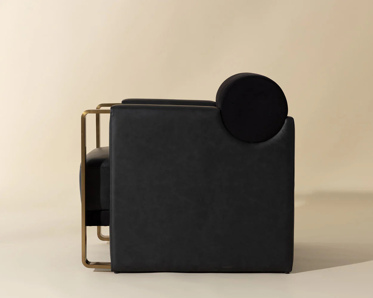 Edgar Lounge Chair - Bravo Black / Abbington Black