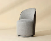 Cavoli Swivel Dining Chair - Belfast Heather Grey / Meg Ash - Central Designs