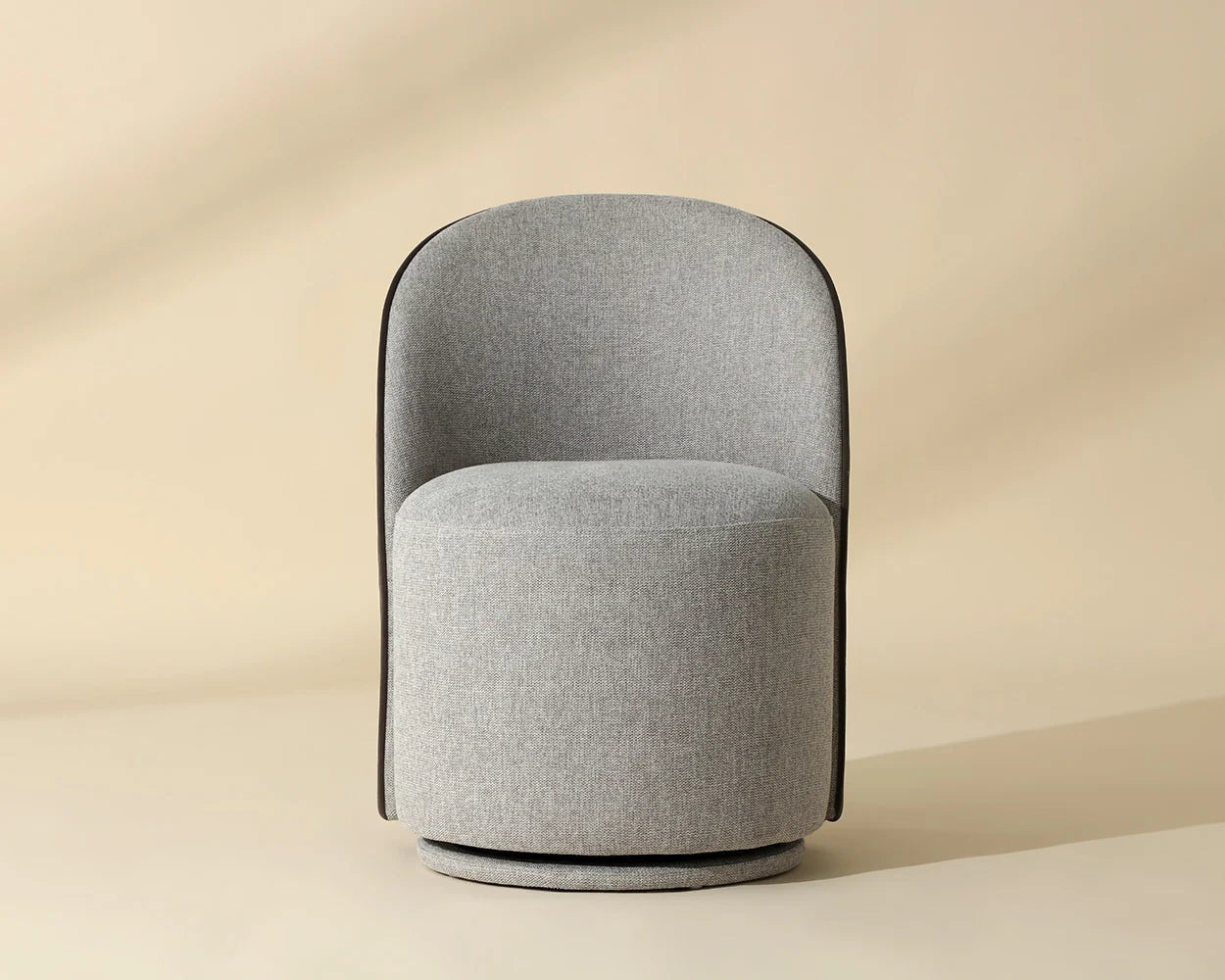 Cavoli Swivel Dining Chair - Belfast Heather Grey / Meg Ash - Central Designs