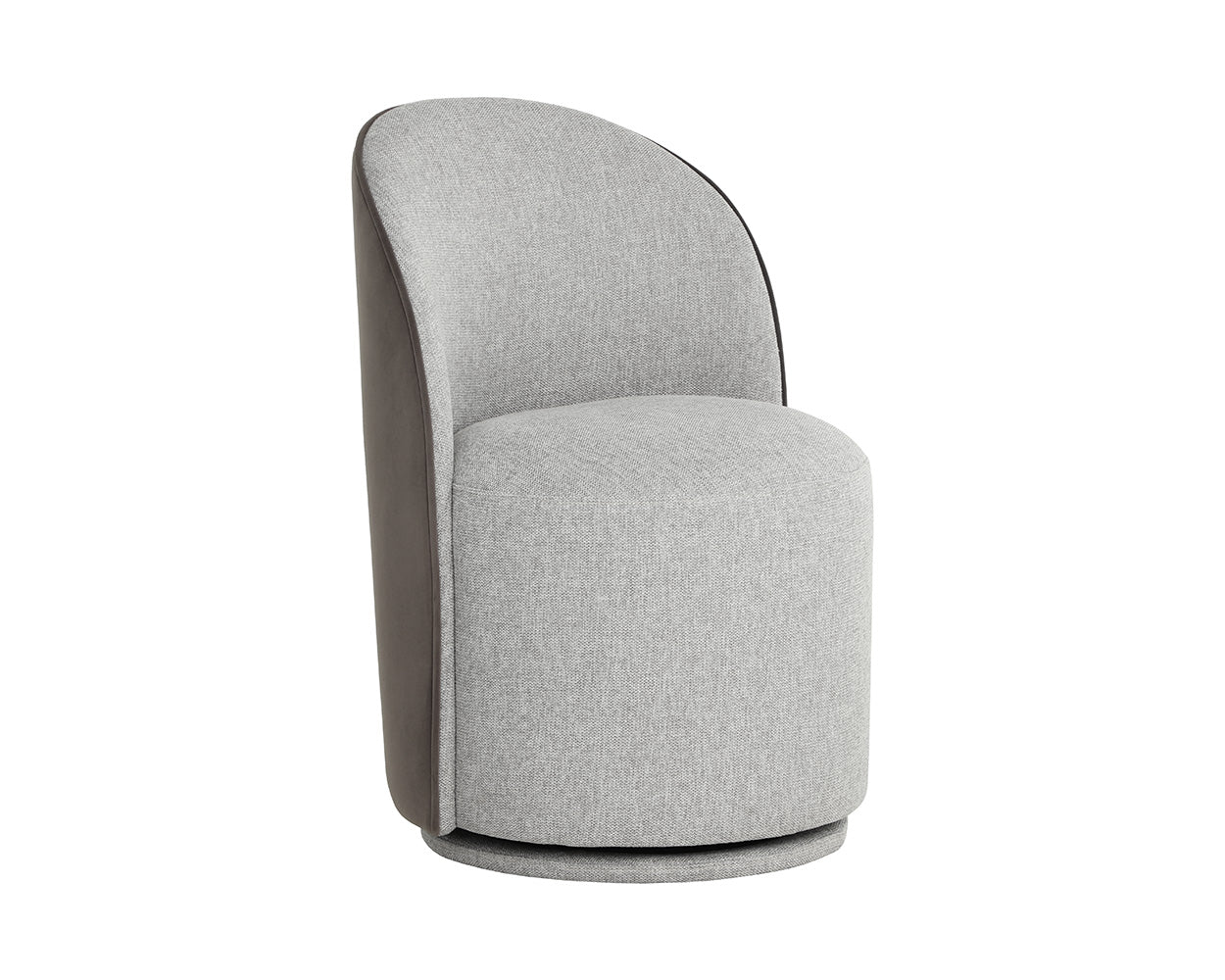 Cavoli Swivel Dining Chair - Belfast Heather Grey / Meg Ash - Central Designs