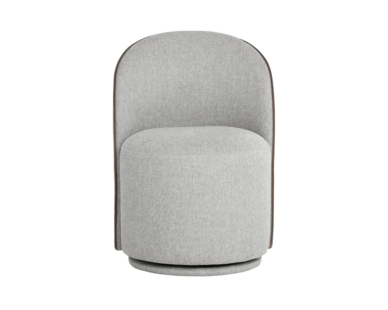 Cavoli Swivel Dining Chair - Belfast Heather Grey / Meg Ash - Central Designs