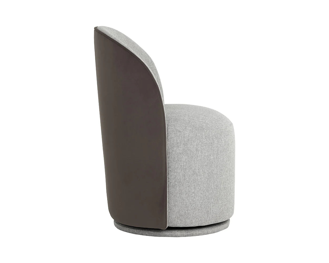 Cavoli Swivel Dining Chair - Belfast Heather Grey / Meg Ash - Central Designs