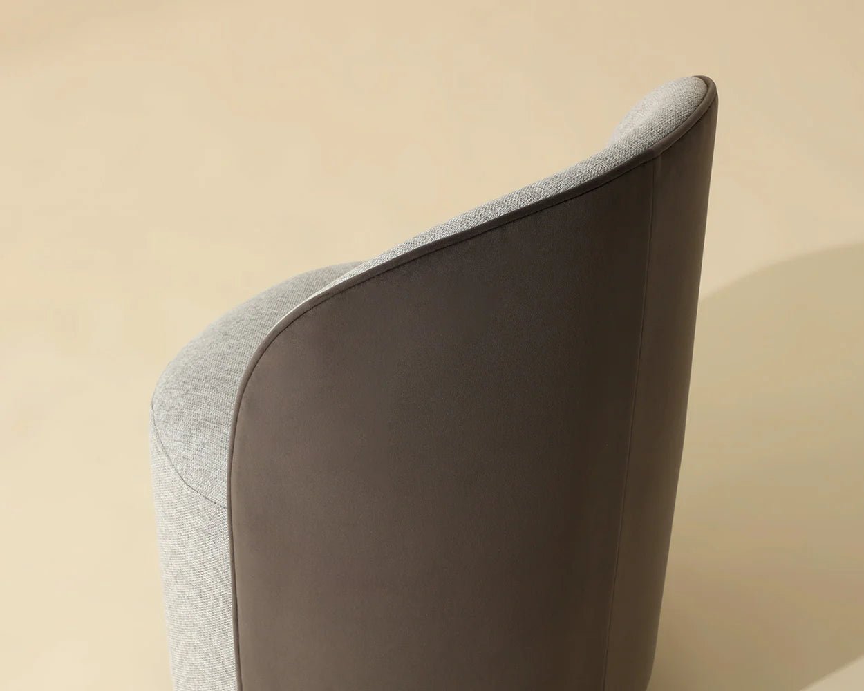Cavoli Swivel Dining Chair - Belfast Heather Grey / Meg Ash - Central Designs