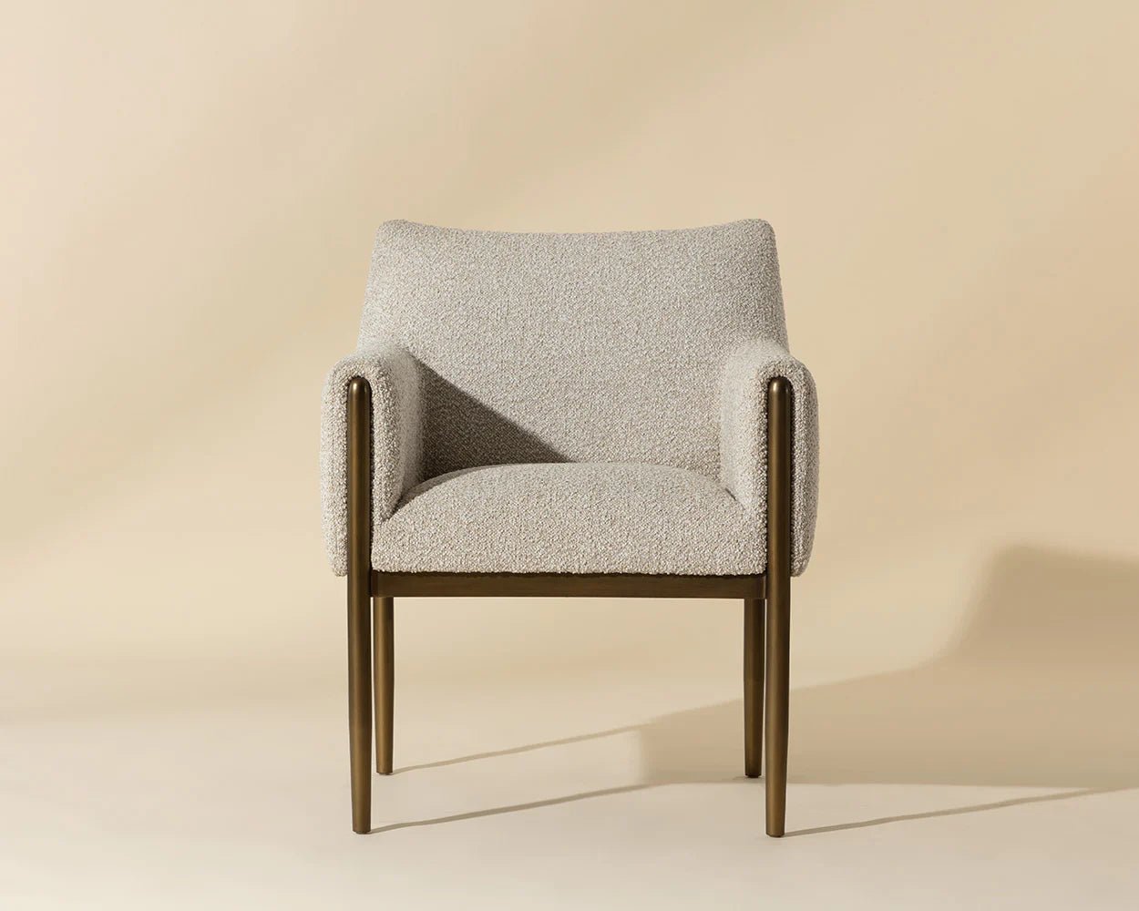 Olea Dining Armchair - Santa Cruz Oatmeal - Central Designs