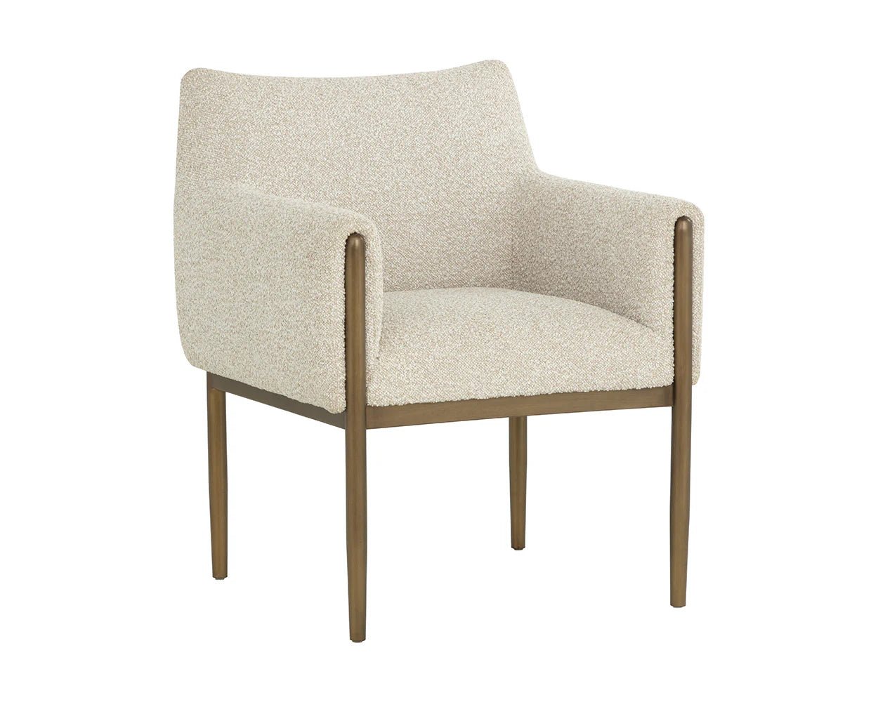 Olea Dining Armchair - Santa Cruz Oatmeal - Central Designs