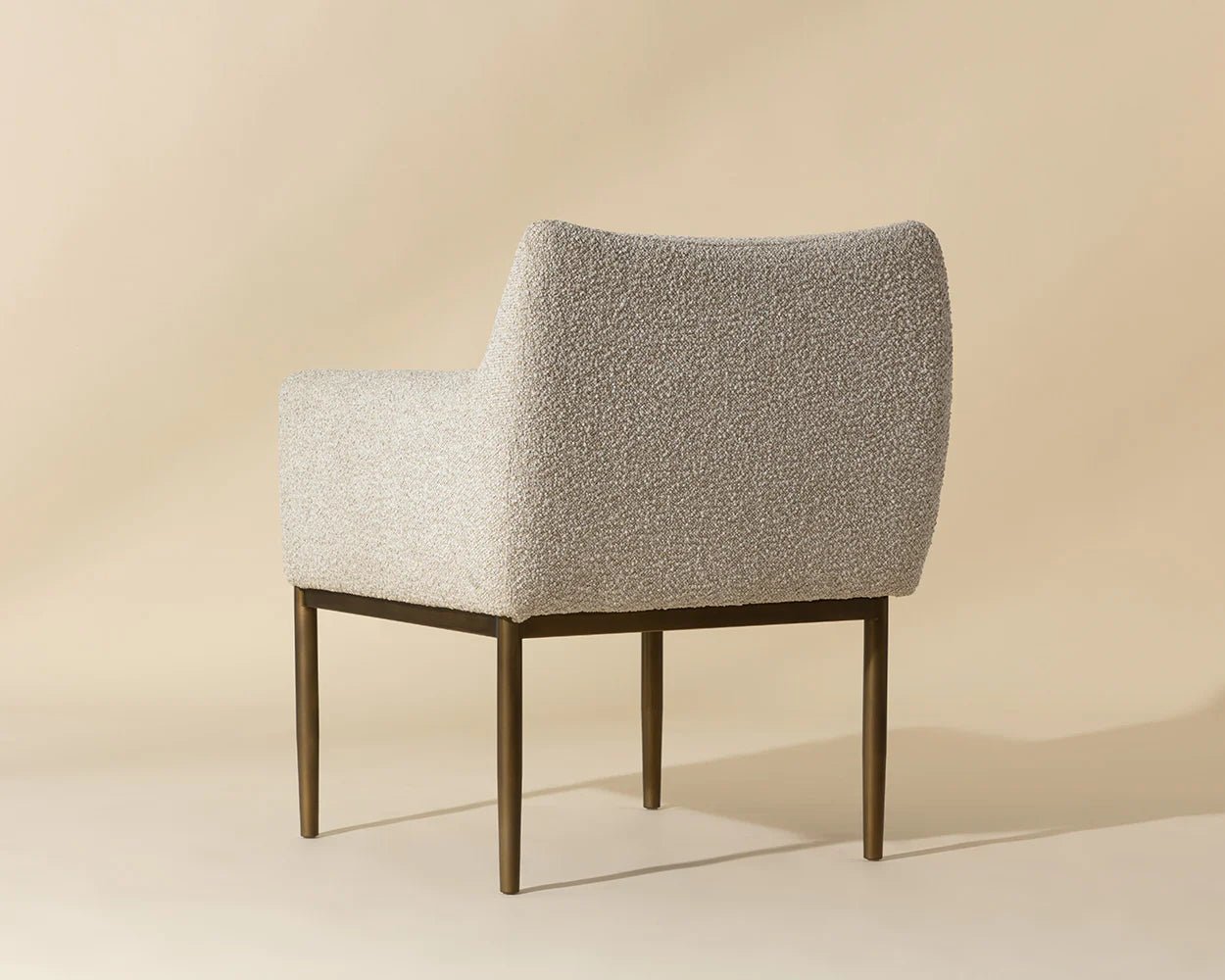 Olea Dining Armchair - Santa Cruz Oatmeal - Central Designs