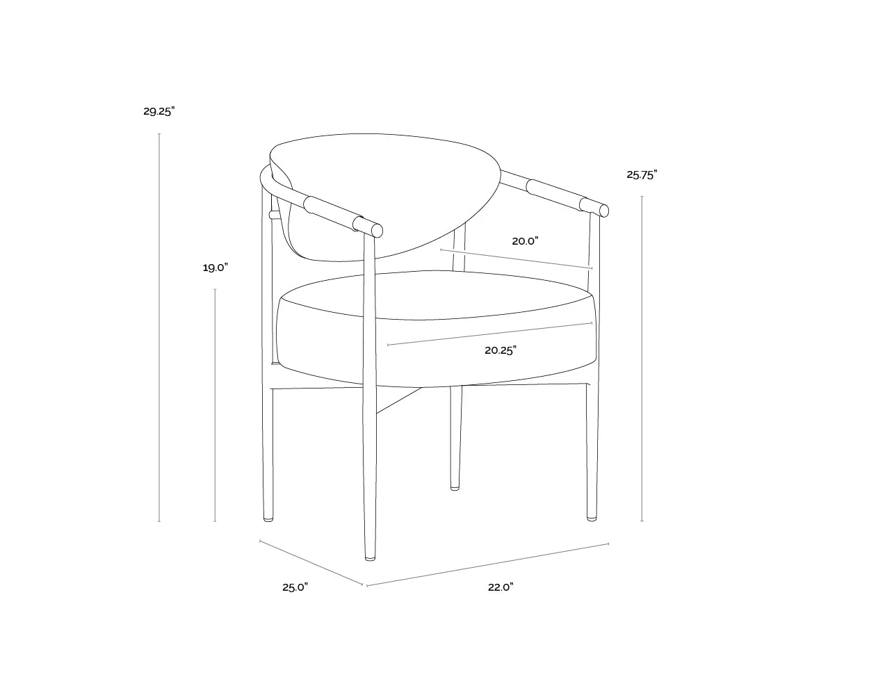 Heloise Dining Armchair