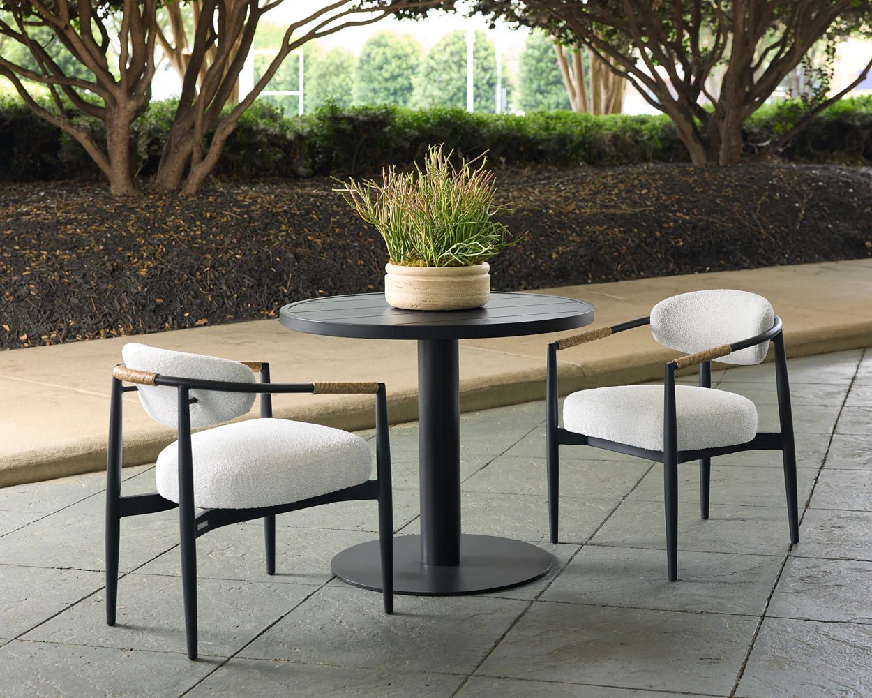 Marita Dining Armchair - Black - Louis Cream - Central Designs