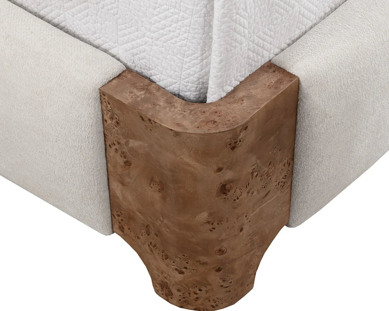 Knowles Bed - King - Eclipse White - Central Designs