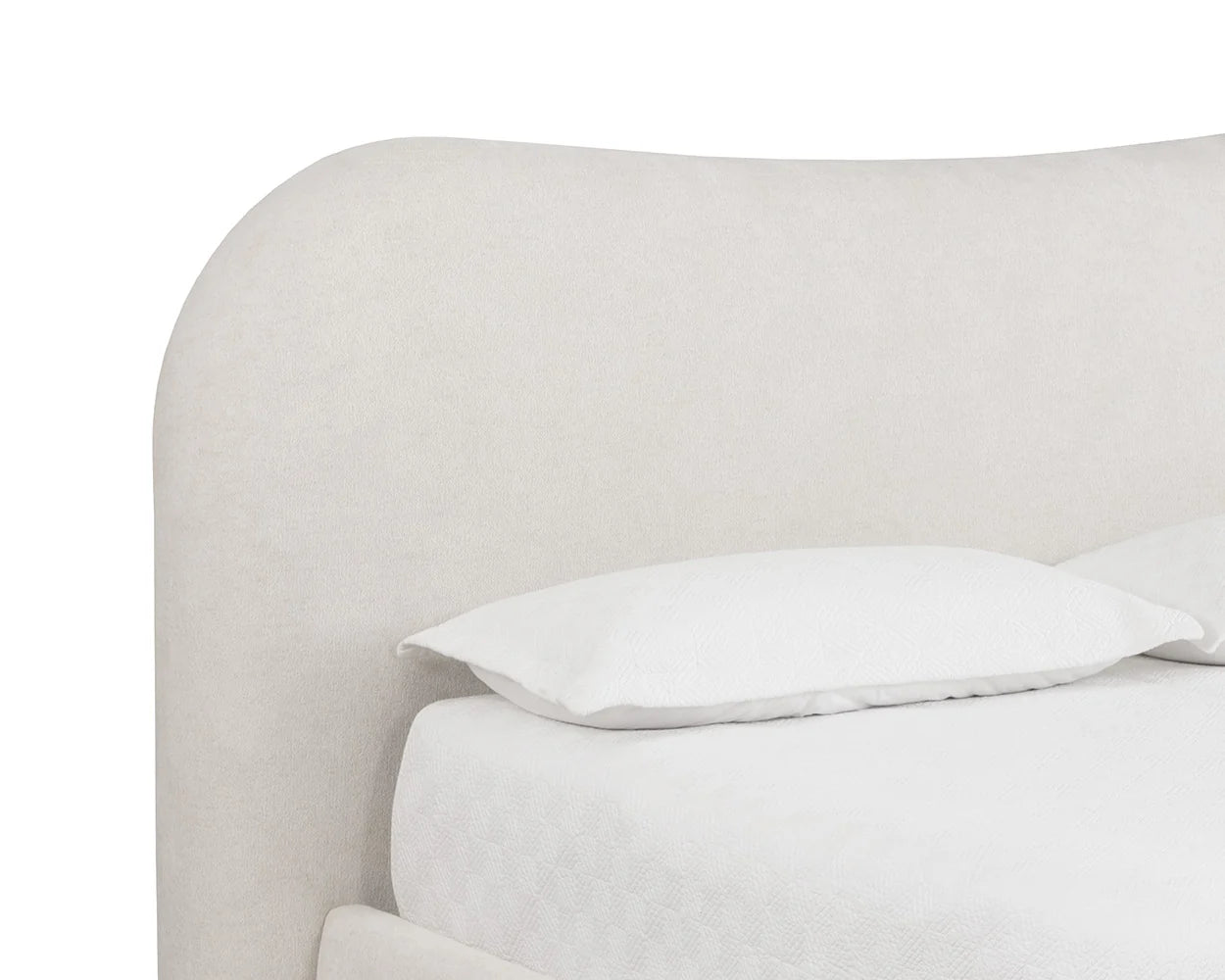 Knowles Bed - King - Eclipse White - Central Designs