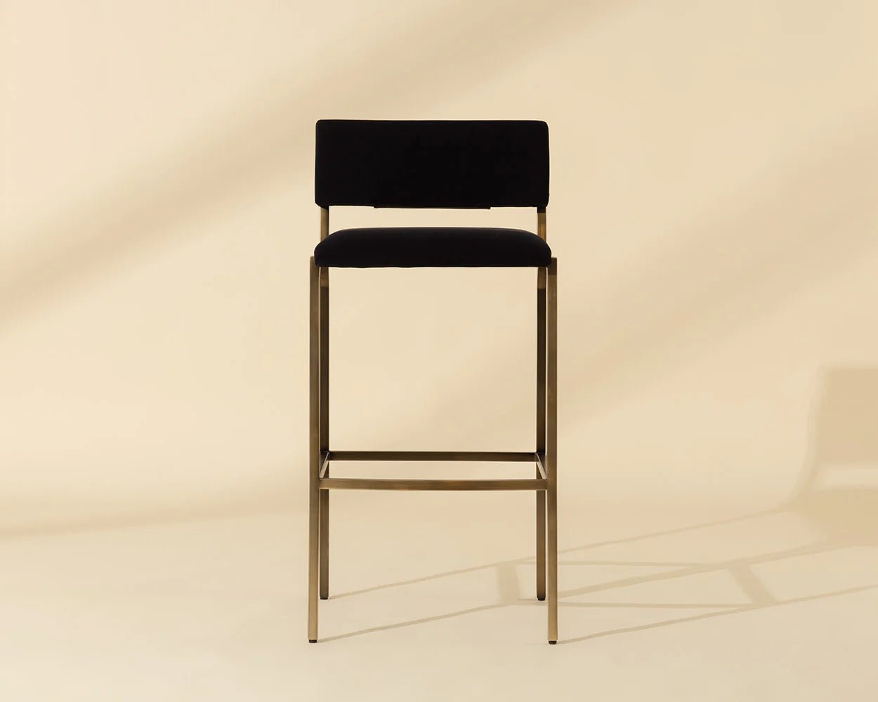 Mori Barstool - Abbington Black - Central Designs