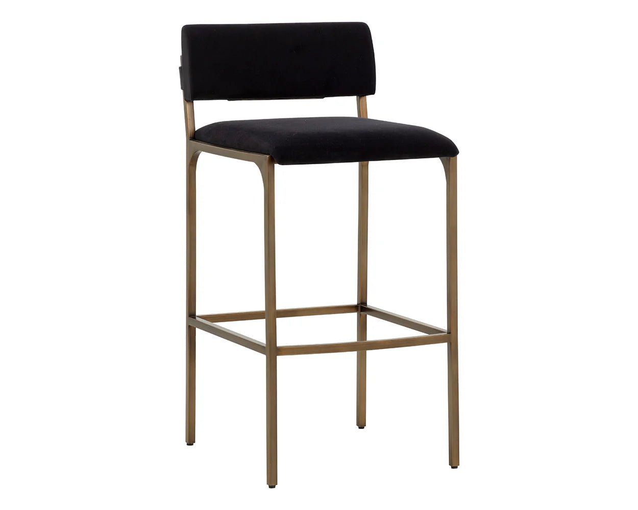Mori Barstool - Abbington Black - Central Designs