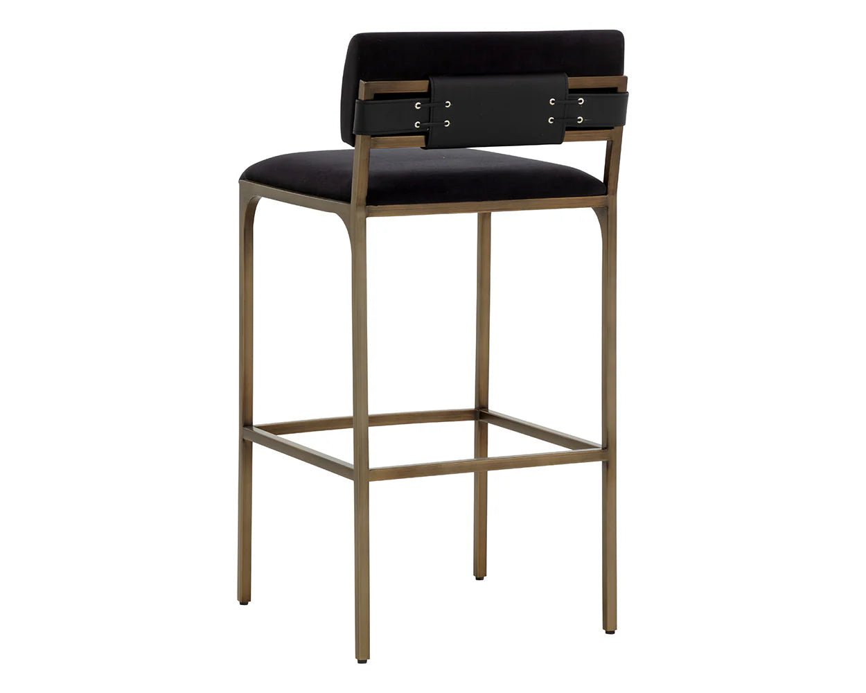 Mori Barstool - Abbington Black - Central Designs