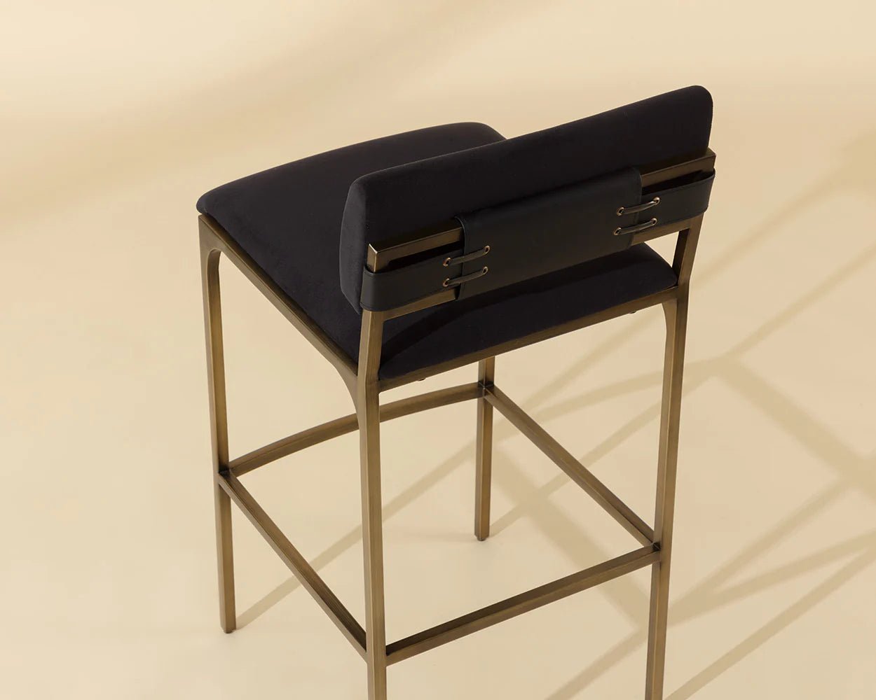 Mori Barstool - Abbington Black - Central Designs