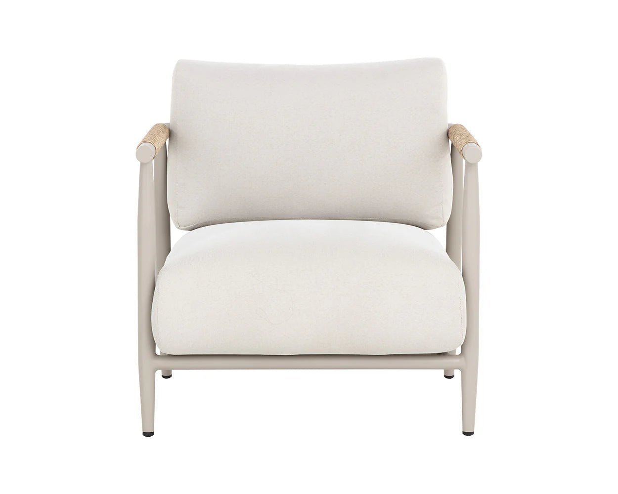 Muros Lounge Chair - Greige - Palazzo Cream - Central Designs