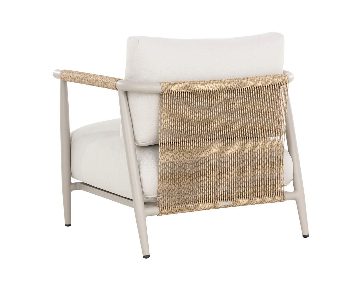 Muros Lounge Chair - Greige - Palazzo Cream - Central Designs