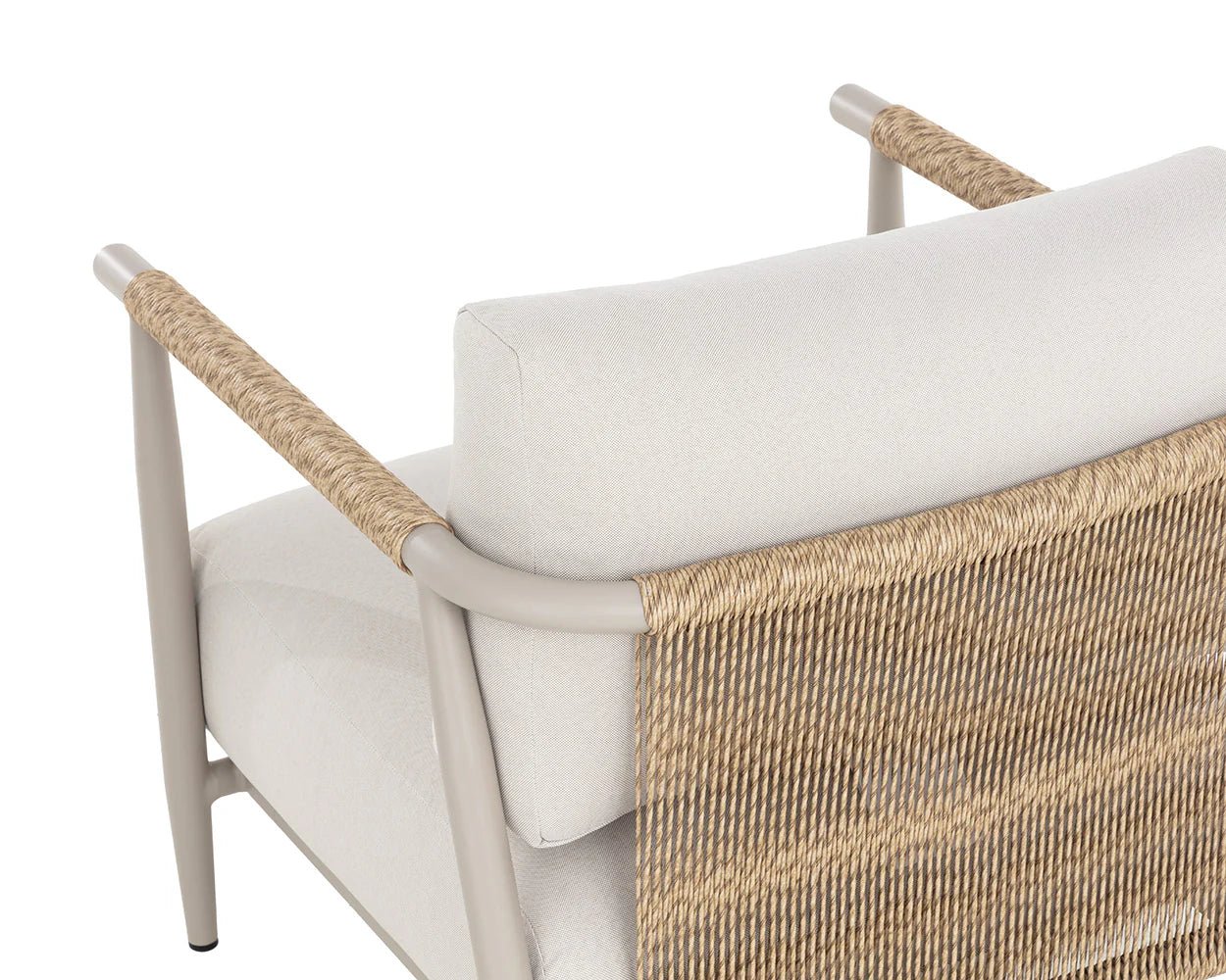 Muros Lounge Chair - Greige - Palazzo Cream - Central Designs