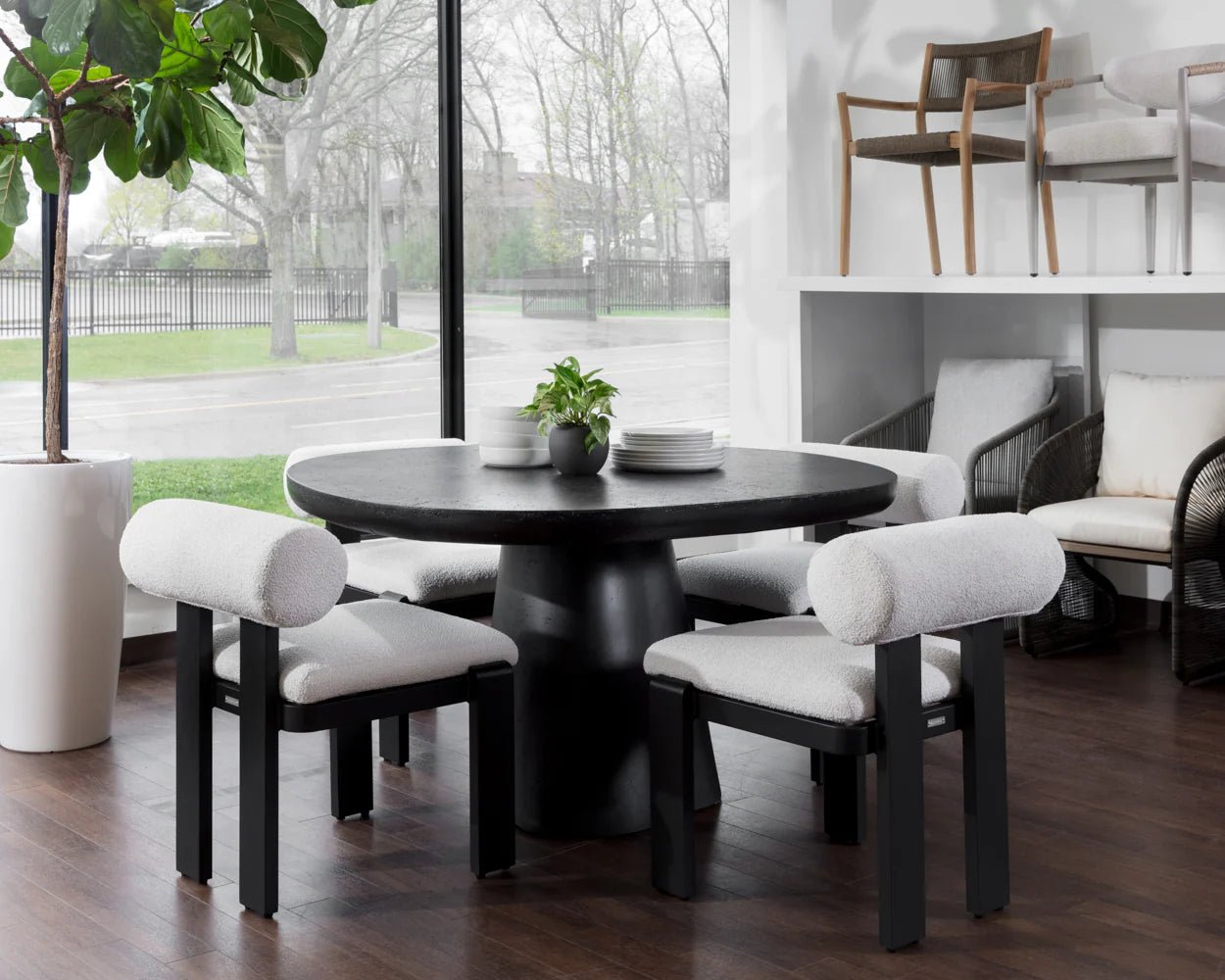 Horris Dining Chair - Louis Cream - Central Designs