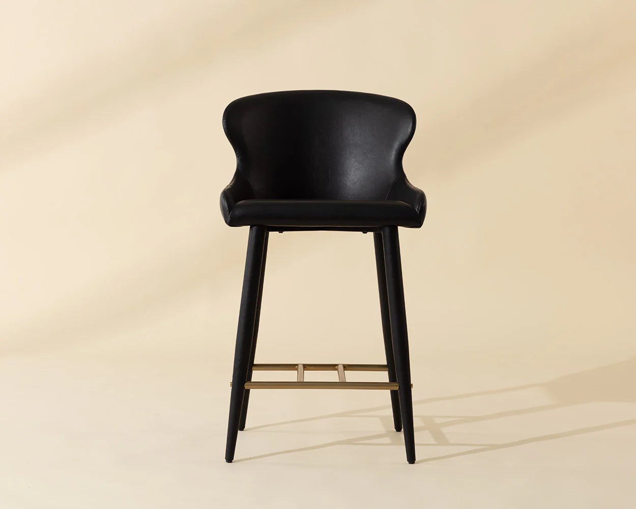 Evora Counter Stool - Bravo Black - Central Designs