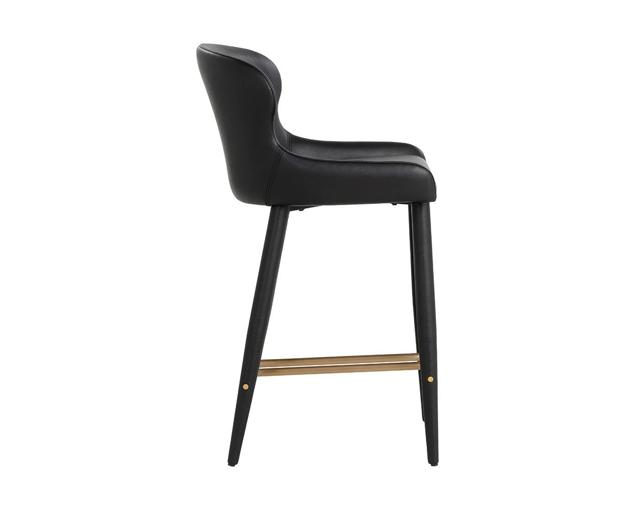 Evora Counter Stool - Bravo Black - Central Designs