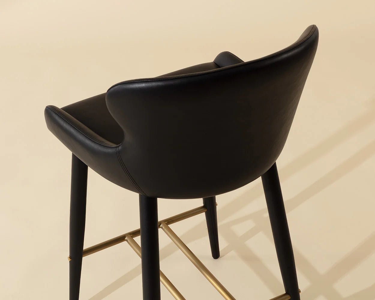 Evora Counter Stool - Bravo Black - Central Designs