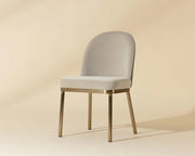 Lavania Dining Chair - Meg Taupe / Porcini Taupe - Central Designs