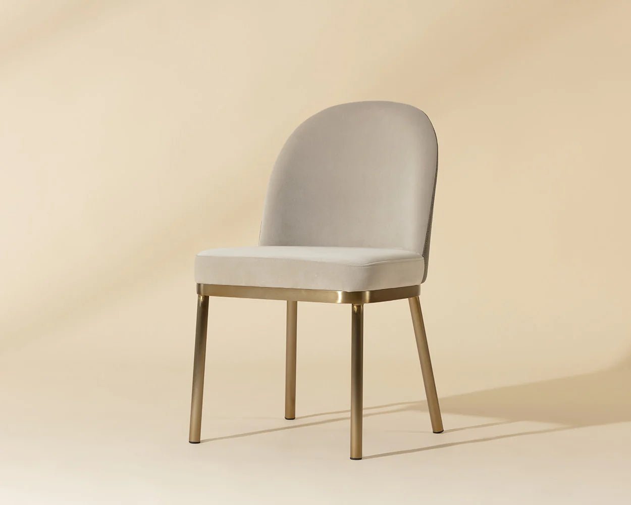 Lavania Dining Chair - Meg Taupe / Porcini Taupe - Central Designs